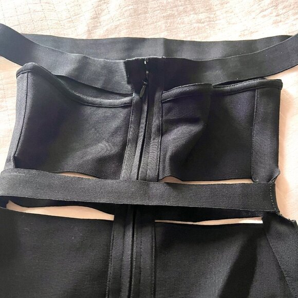 Bandage Bodycon Dress Herve Leger Style!Perfect 4 Valentine's Day!💕 Sz S - Picture 6 of 12